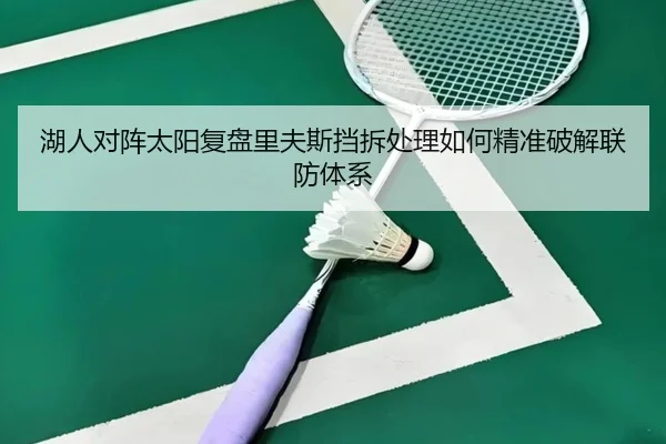 湖人对阵太阳复盘里夫斯挡拆处理如何精准破解联防体系